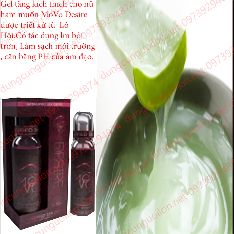 Gel tăng kích thích cho nữ ham muốn MoVo Desire